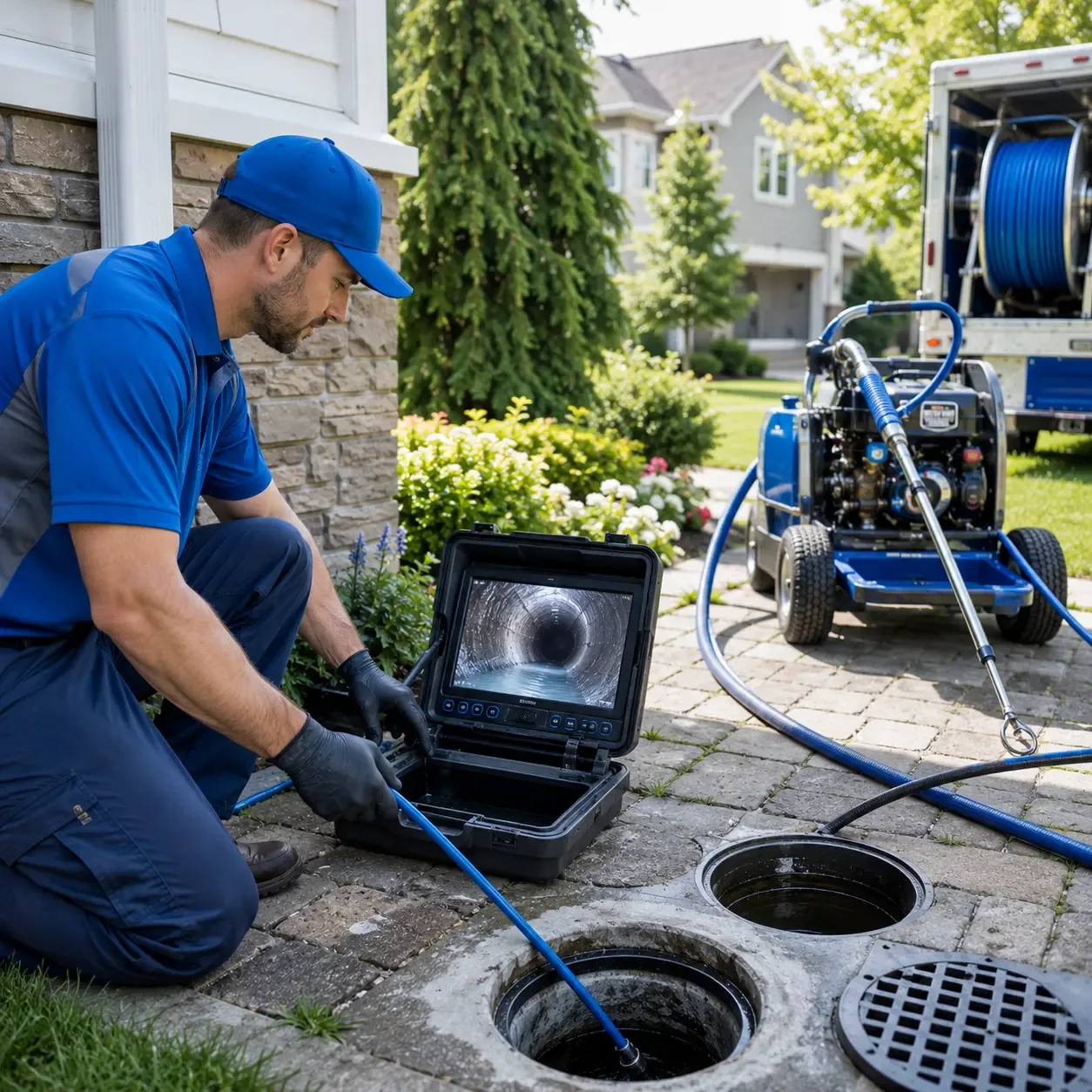 Outdoor drain cleaning professionals serving Loretto, PA