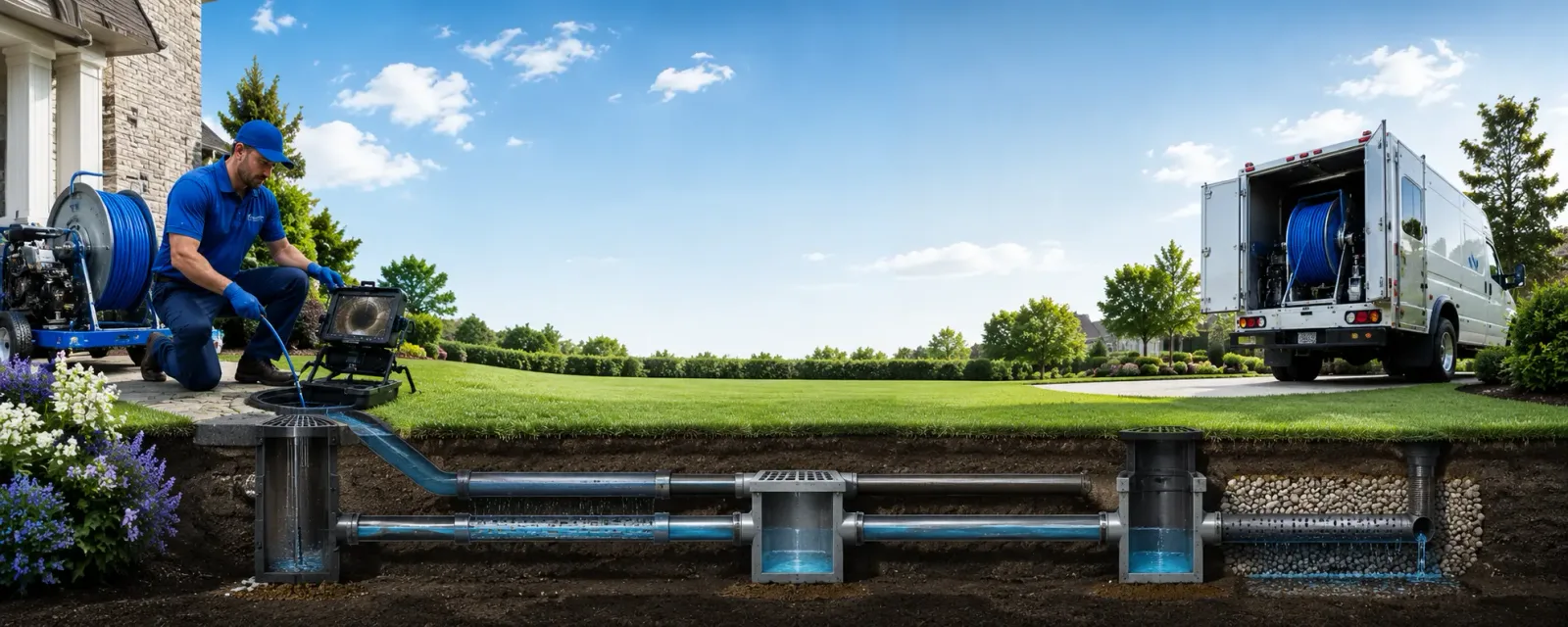 Outdoor drain cleaning information for Loretto, PA